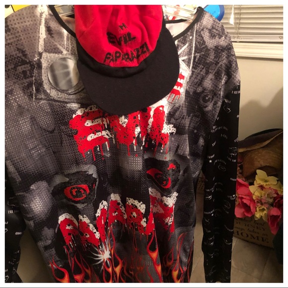 Men’s Evil Paparazzi Costume Couture Sz Large NWT! - Picture 2 of 3